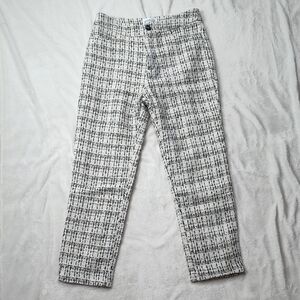 WhiteRoom + Cactus White Black Tan Tweed Women's Pants Size Small